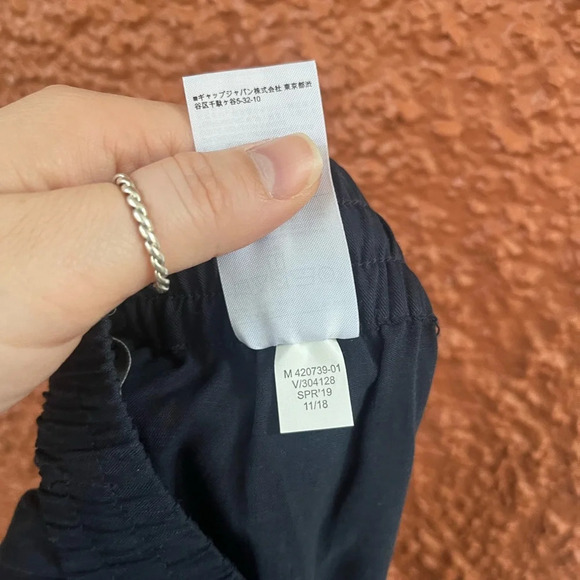 Banana Republic Women’s 100% Lyocell Blue/Navy Drawstring Pants Size Extra Small - Picture 5 of 5